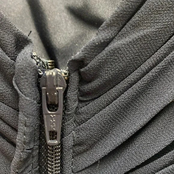 Gather & Gown navy blue bridesmaid formal wedding dress size 8 lined - Picture 6 of 12